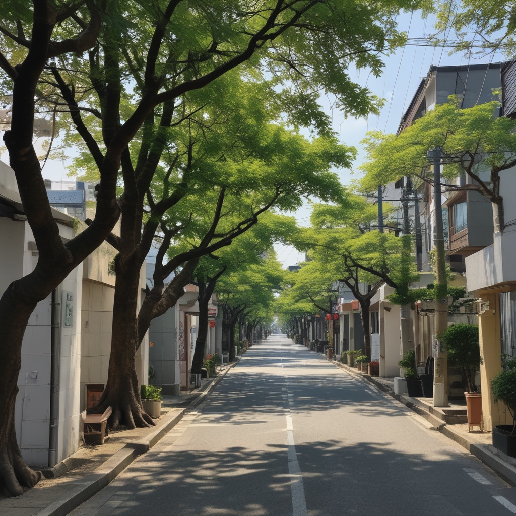 畠町の町並み